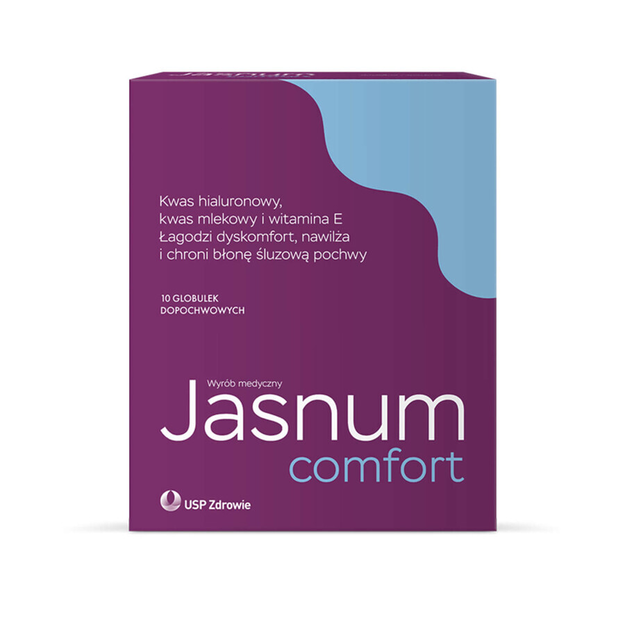 Jasnum Comfort, Vaginalkügelchen, 10 Stück