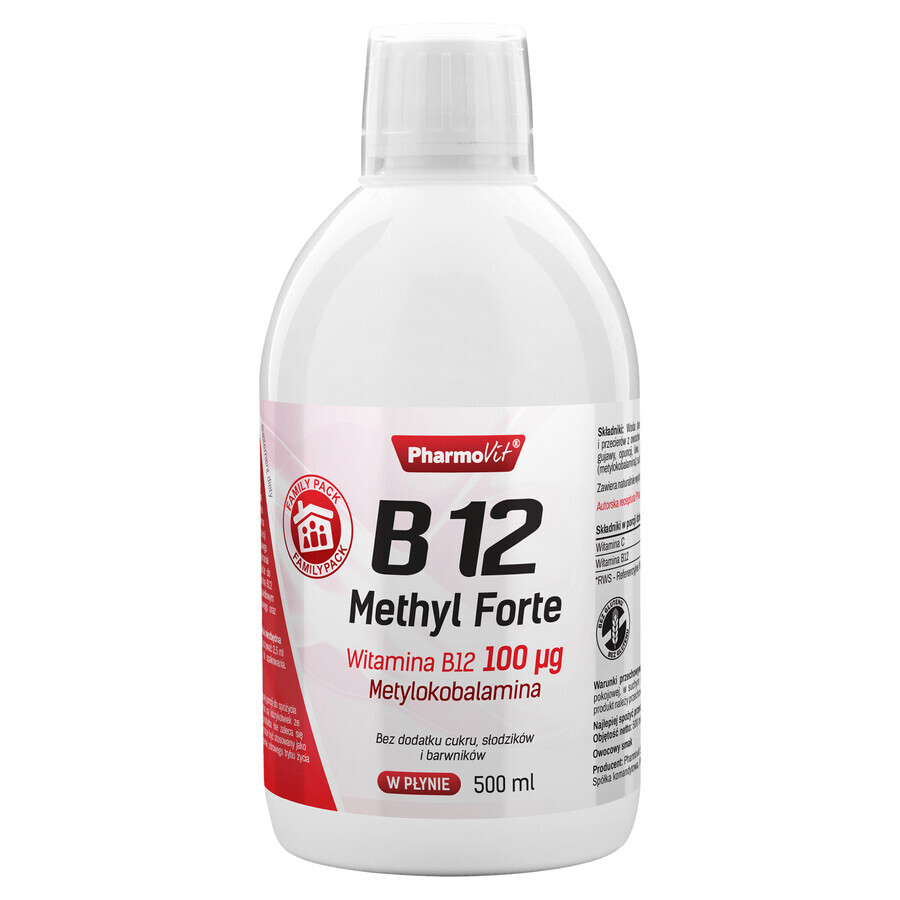 PharmoVit B12 Methyl Forte, Vitamin B12 100 µg, 500 ml