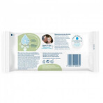 WaterWipes Soapberry Bio, toallitas húmedas a base de agua con extracto de nuez de jabón, desde el nacimiento, 4 x 60 piezas