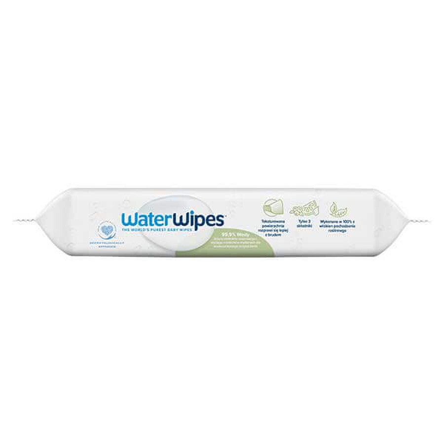 WaterWipes Soapberry Bio, Feuchttücher, Wasser mit Seifenbeerenextrakt, ab Geburt, 60 Stück