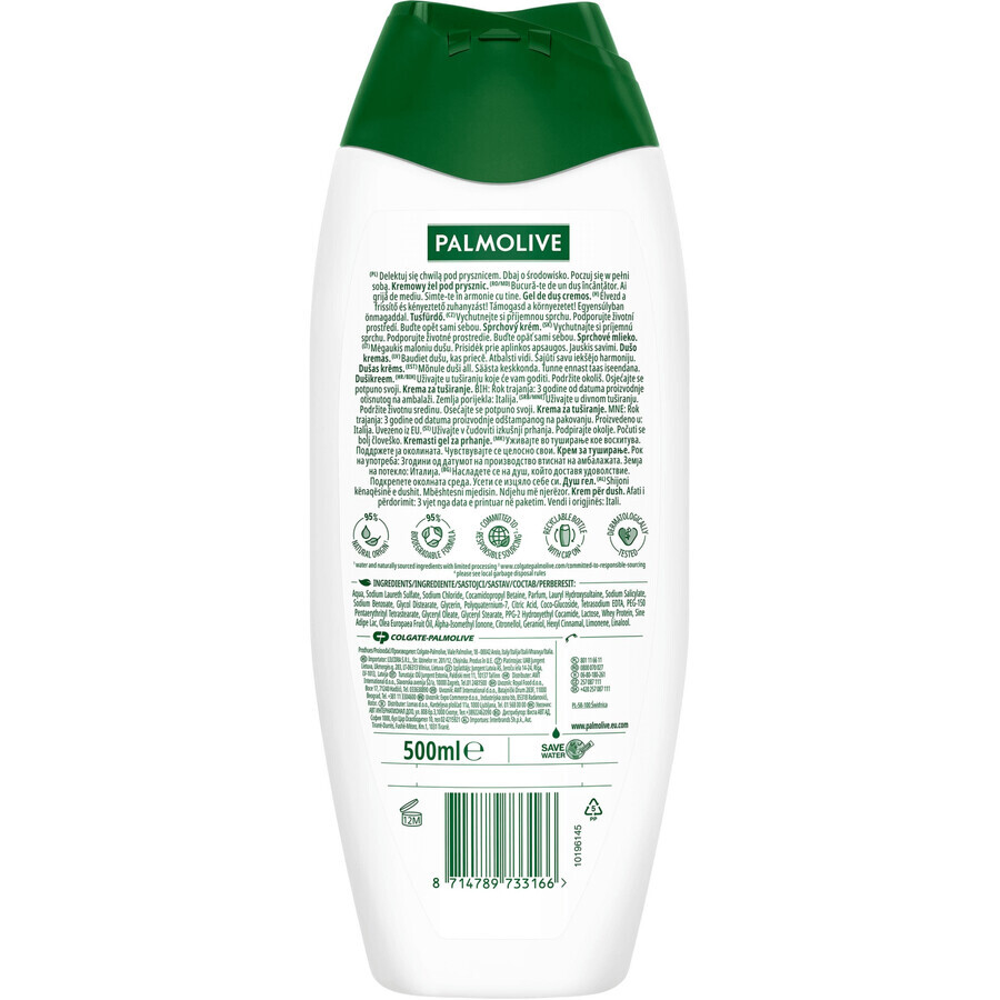 Palmolive Naturals, romige douchegel, olijf &amp; melk, 500 ml