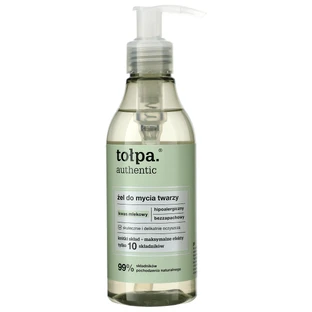 Tolpa Authentic, gezichtsreinigingsgel, melkzuur, 195 ml