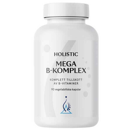 Holistic Mega B-Complex, 90 gélules végétales