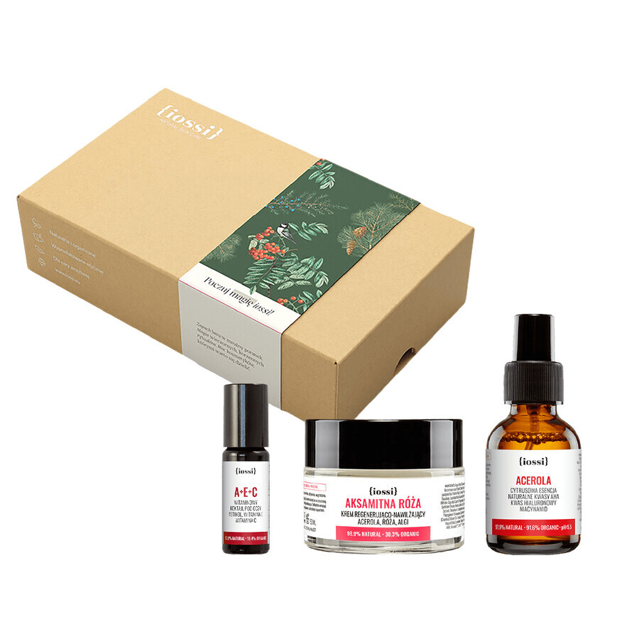 Iossi Same Stars Anti-Aging Ritual Kit, Augencocktail, 10 ml + Gesichtsessenz, 50 ml + Gesichtscreme, 15 ml