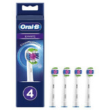 Oral-B 3D White, vârfuri de schimb pentru periuța de dinți electrică Clean Maximiser, EB4 3DW, 4 bucăți