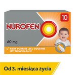 Nurofen per bambini 60 mg, supposte , 10 pezzi