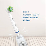 Oral-B Cross Action, Ersatzaufsätze für elektrische Zahnbürste Clean Maximiser, EB50-4, 4 Stück