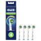 Oral-B Cross Action, Ersatzaufs&#228;tze f&#252;r elektrische Zahnb&#252;rste Clean Maximiser, EB50-4, 4 St&#252;ck