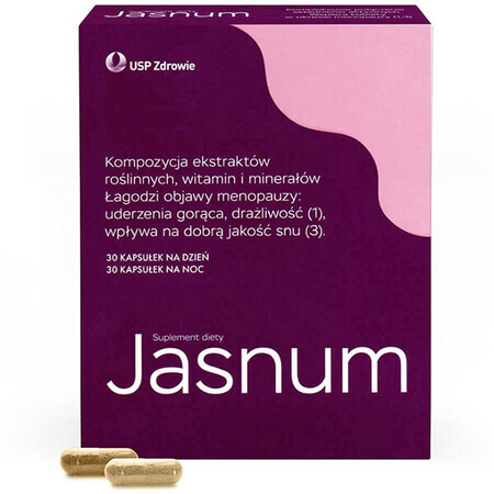 Jasnum, 30 Kapseln Tag + 30 Kapseln Nacht