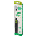 Sunstar Gum Sonic Daily, Sonic Toothbrush, Black, 1 pc