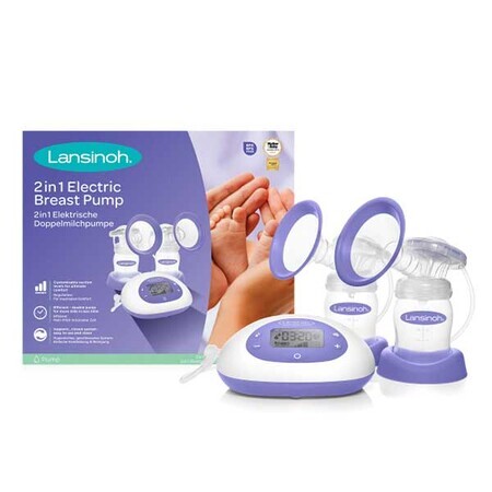 Lansinoh 2 in 1 electric breast pump for two breasts