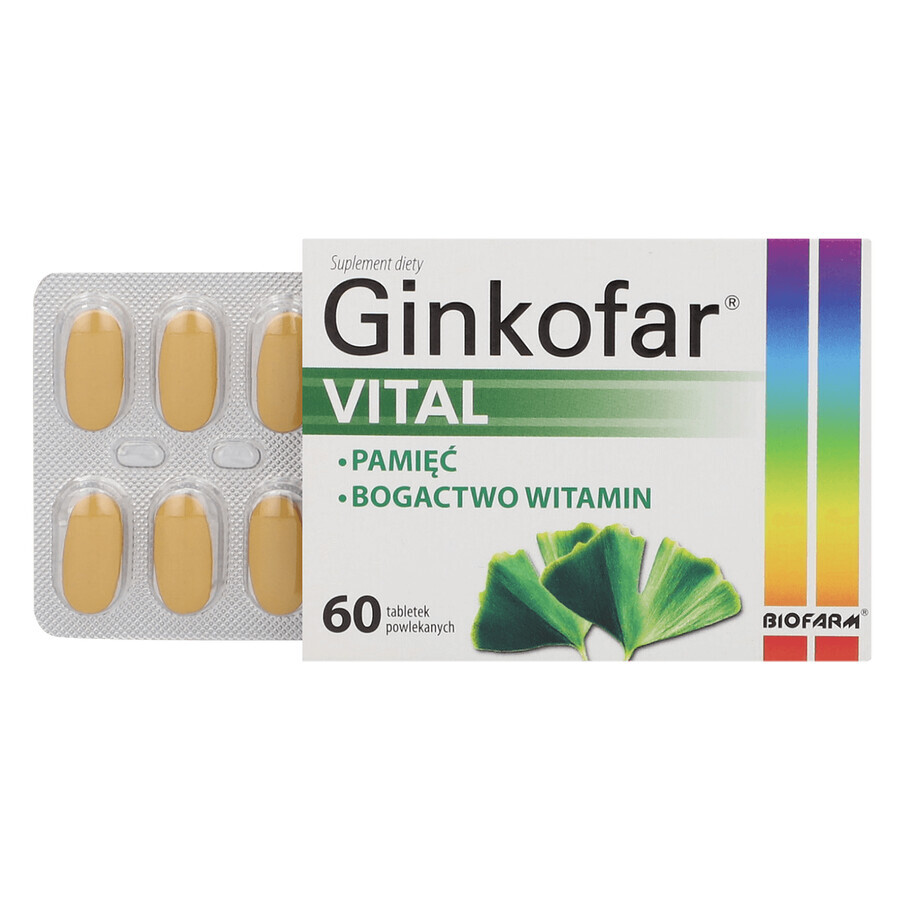 Ginkofar Vital, 60 Filmtabletten