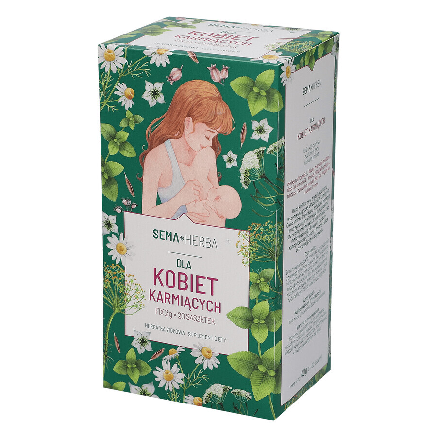 SEMA Herba für stillende Frauen Fix, 2 g x 20 Portionsbeutel