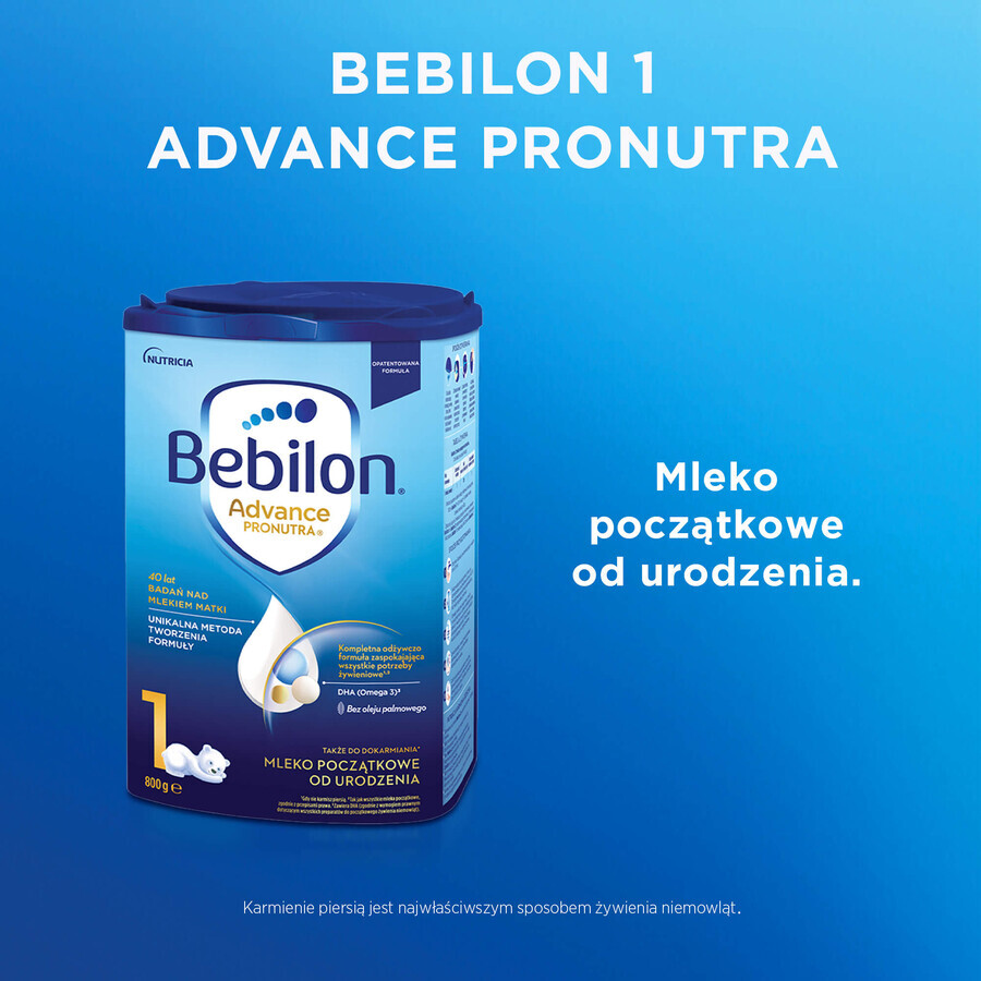 Bebilon Advance Pronutra 1, Säuglingsmilch, ab Geburt, 800 g