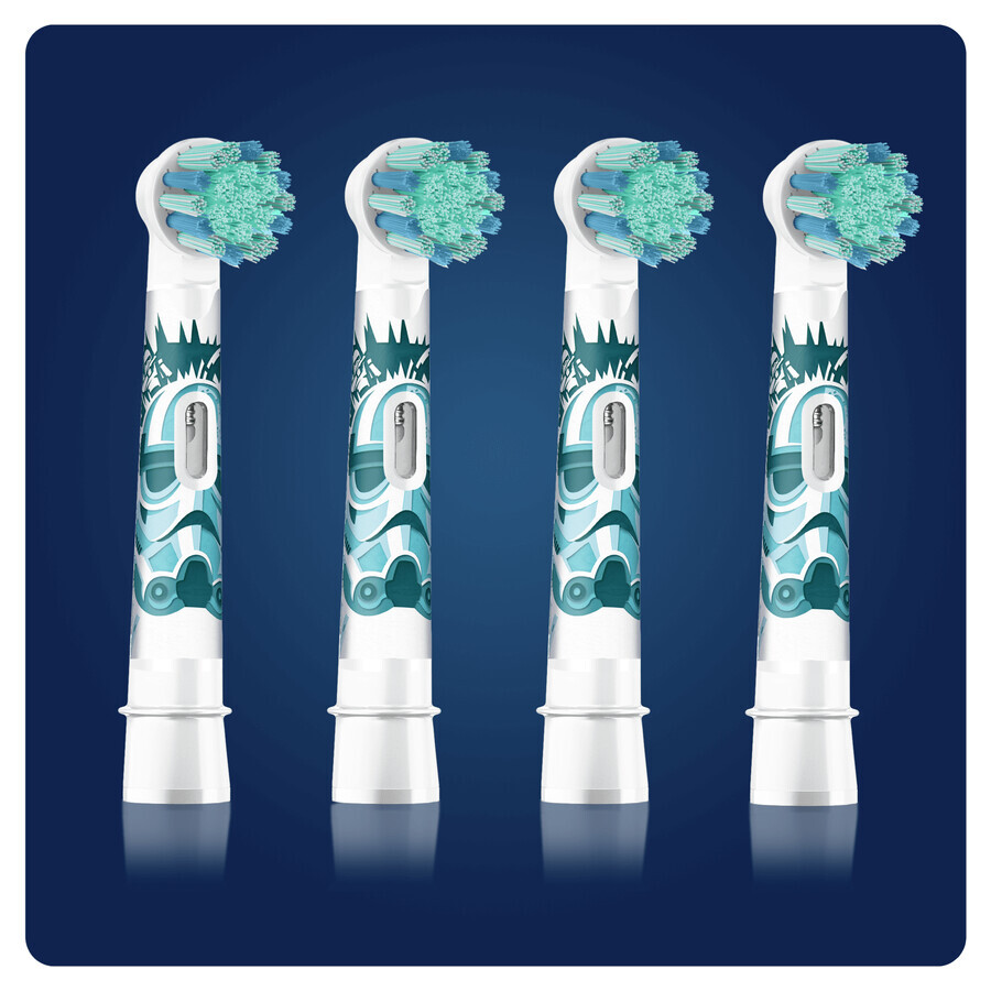 Oral-B Kids Stages Power Electric Toothbrush Tips Star Wars 3+ Ultra Soft 4 Pack