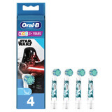 Oral-B Kids Stages Power, elektrische Zahnbürstenaufsätze, Star Wars, ab 3 Jahren, ultraweich, 4 Stück