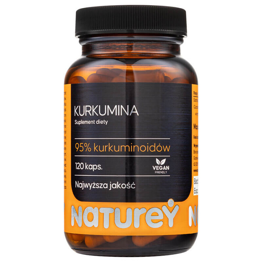 Naturey Curcumin, 120 Kapseln