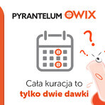 Pyrantelum OWIX, 250 mg/ 5ml, sospensione orale, 15 ml