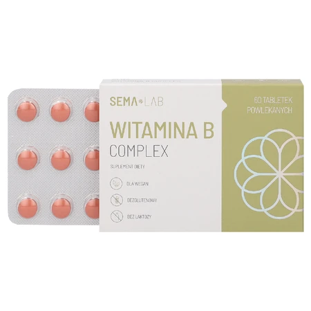 SEMA Lab Vitamine B-complex, 60 filmomhulde tabletten