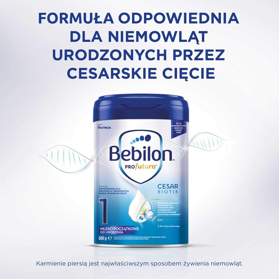 Bebilon Profutura CesarBiotik 1, Säuglingsmilch, ab Geburt, 800 g