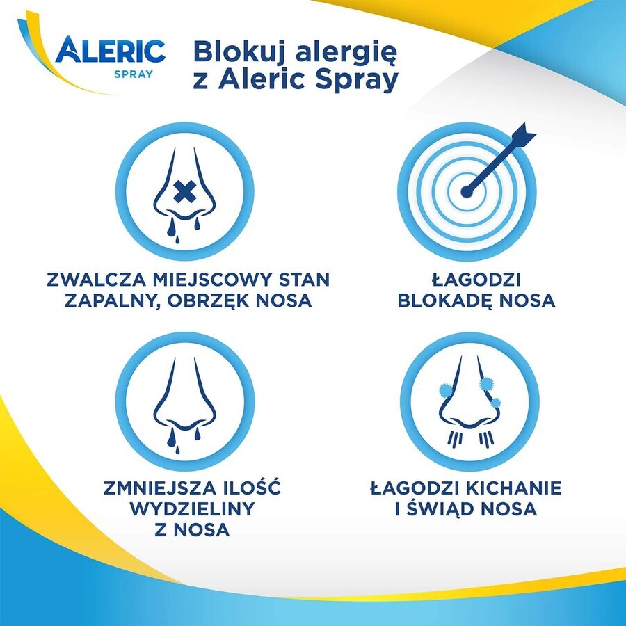 Aleric Spray 50 µg/dose, spray nasale, sospensione, 140 dosi