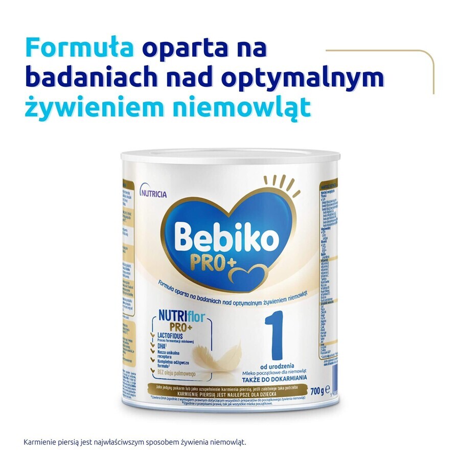 Bebiko Pro+ 1 Nutrriflor Pro+, Säuglingsmilch, ab Geburt, 700 g