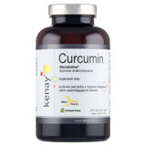 Kenay Curcumin MikroActive, cúrcuma micronizada, 300 cápsulas vegetales