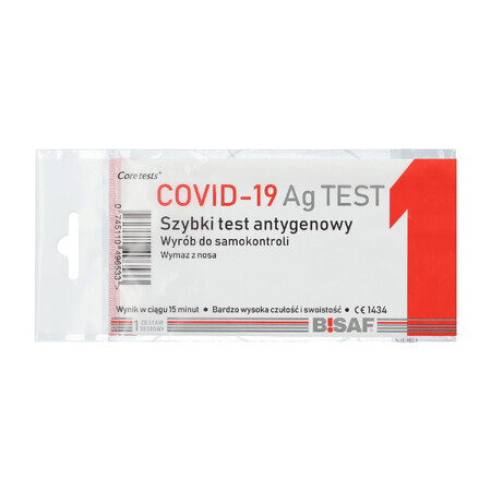 Bisaf, COVID-19 Ag Test, COVID-19 Antigen-Schnelltest, 1 Stück