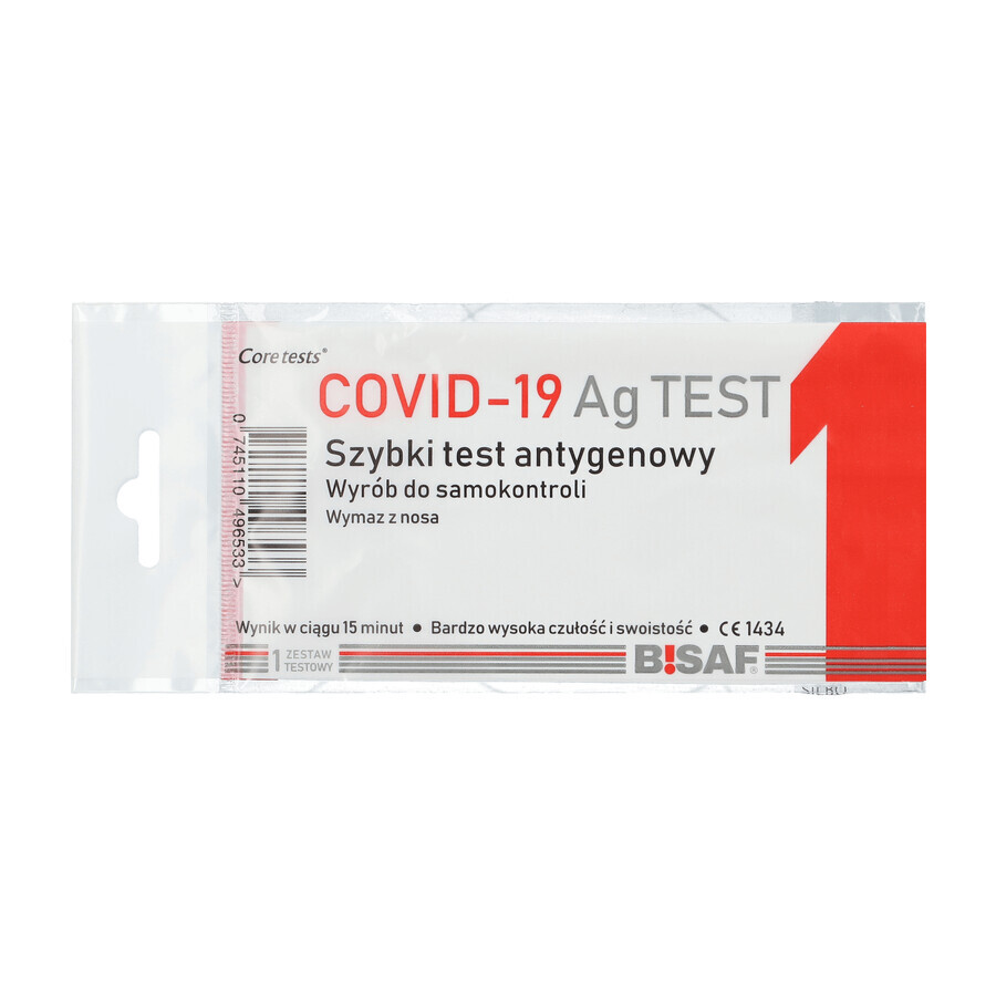 Bisaf, COVID-19 Ag Test, COVID-19 Antigen-Schnelltest, 1 Stück