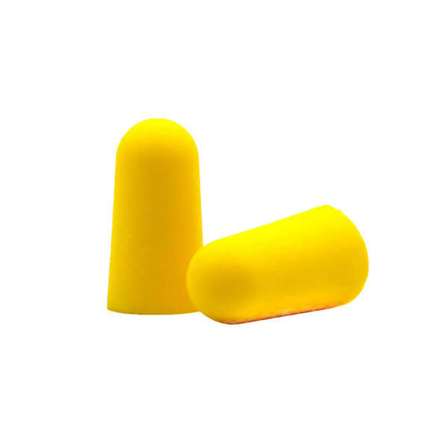 Haspro Tube, tapones para los oídos, amarillo, 100 unidades