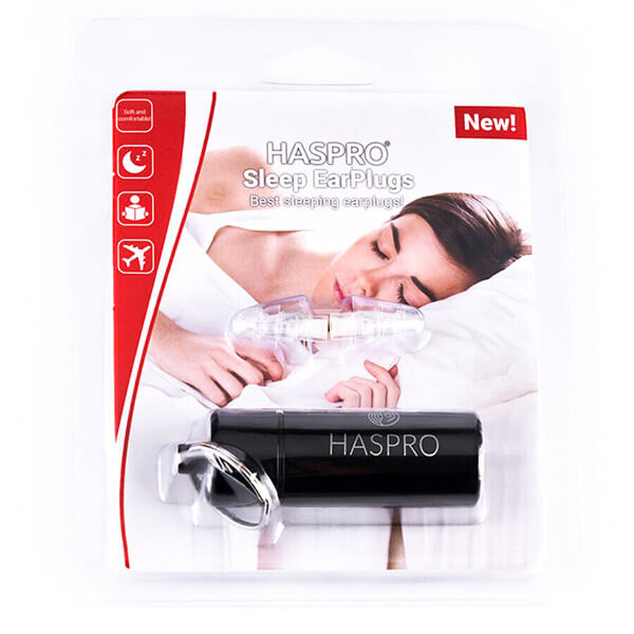 Haspro Sleep Universal, Ohrstöpsel, 2 Stück