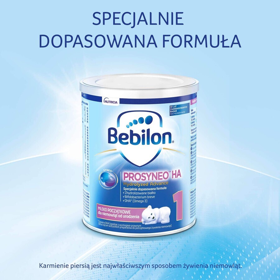 Bebilon Prosyneo HA Hydrolyzed Advance 1, Säuglingsmilch, ab Geburt, 400 g