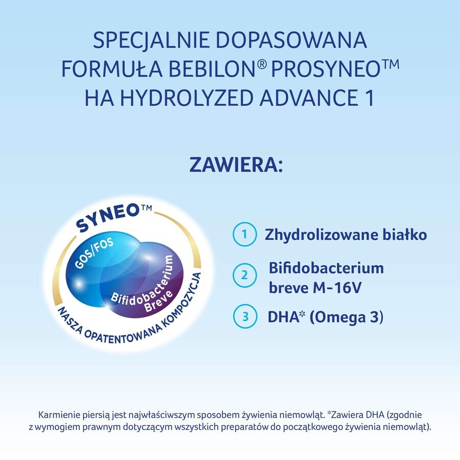 Bebilon Prosyneo HA Hydrolyzed Advance 1, Säuglingsmilch, ab Geburt, 400 g