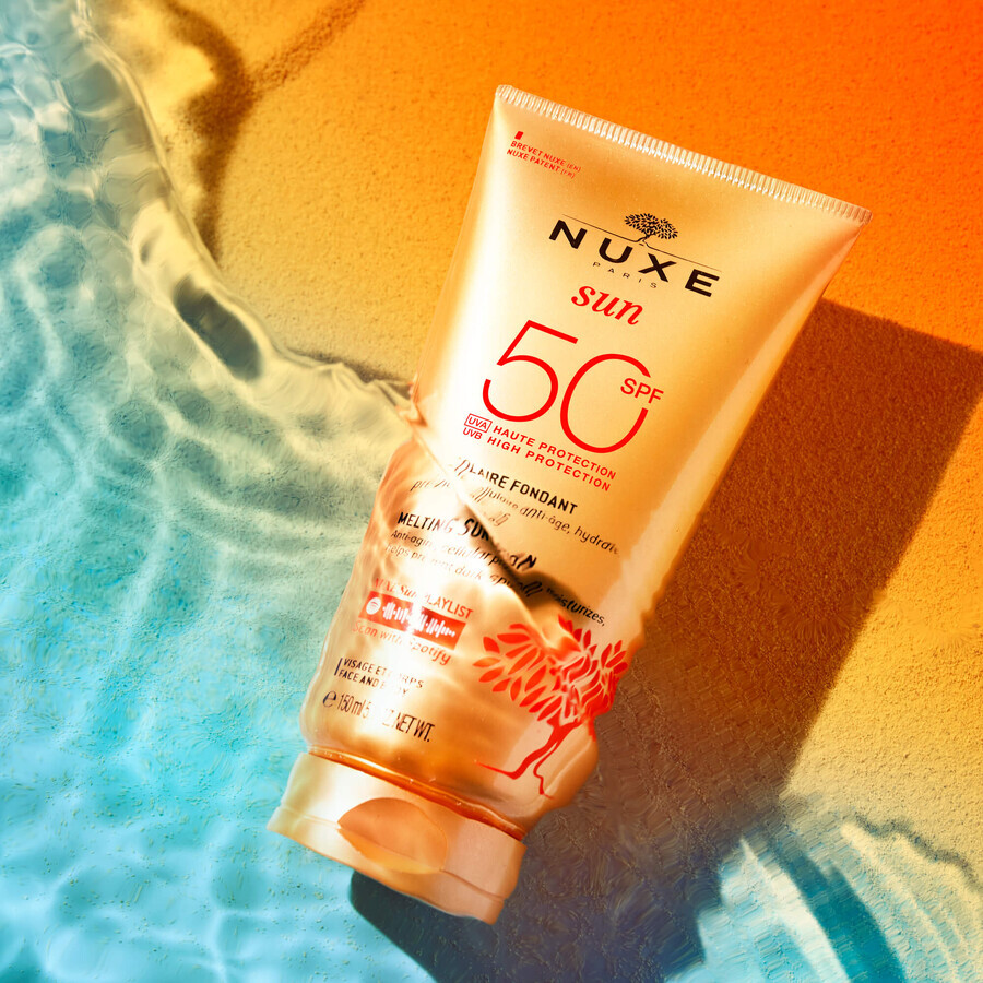 Nuxe Sun, Bräunungslotion für Gesicht und Körper, SPF 50, 150 ml