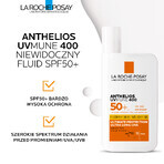 La Roche-Posay Anthelios UVMune 400, unsichtbares Schutzfluid, SPF 50+, 50 ml