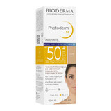 Bioderma Photoderm M, Schutzcreme für zu Hyperpigmentierung neigende Haut, leicht, SPF 50+, 40 ml