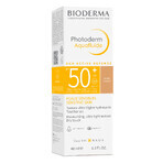 Bioderma Photoderm Aquafluide, ultraleichtes Fluid für empfindliche Haut, dunkler Farbton, SPF 50+, 40 ml