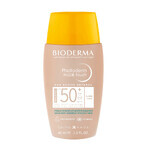 Bioderma Photoderm Nude Touch, Mineralgrundierung mit Nude-Effekt, heller Farbton, SPF 50+, 40 ml