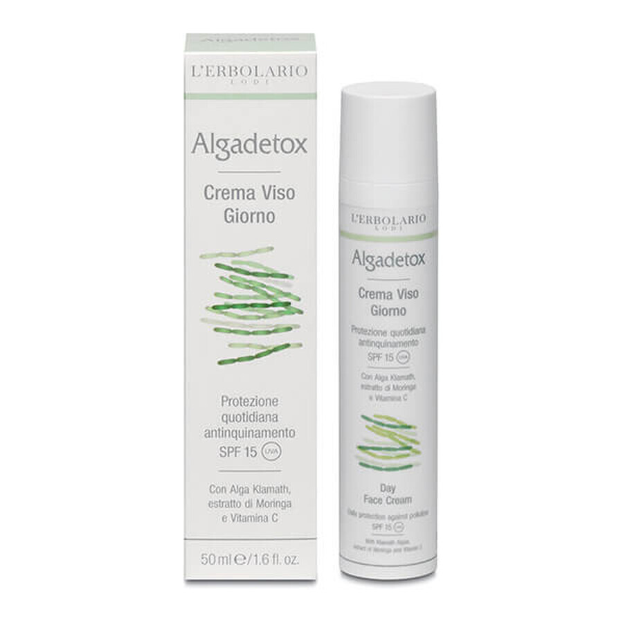 L'Erbolario Algadetox, crema giorno, SPF 15, 50 ml