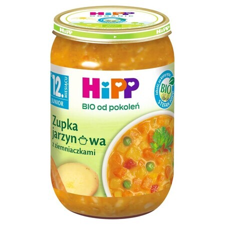 HiPP Zupa Bio, zuppa di verdure con patate, dopo 12 mesi, 250 g