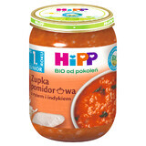 HiPP Bio-Suppe, Tomate mit Reis und Pute, nach 12 Monaten, 250 g