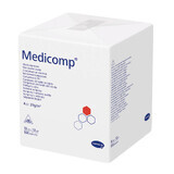 Medicomp, unsteril, Vliesstoffkompressen, 4 Lagen, 30 g/m2, 10 cm x 10 cm, 100 Stück