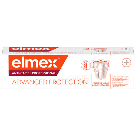 Elmex Anti-Caries Professional, toothpaste for protection against dental caries, 75 ml