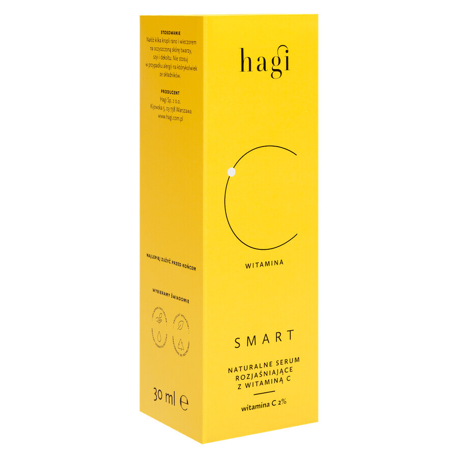 Hagi Smart C, natürliches Aufhellungsserum mit Vitamin C 2%, 30 ml