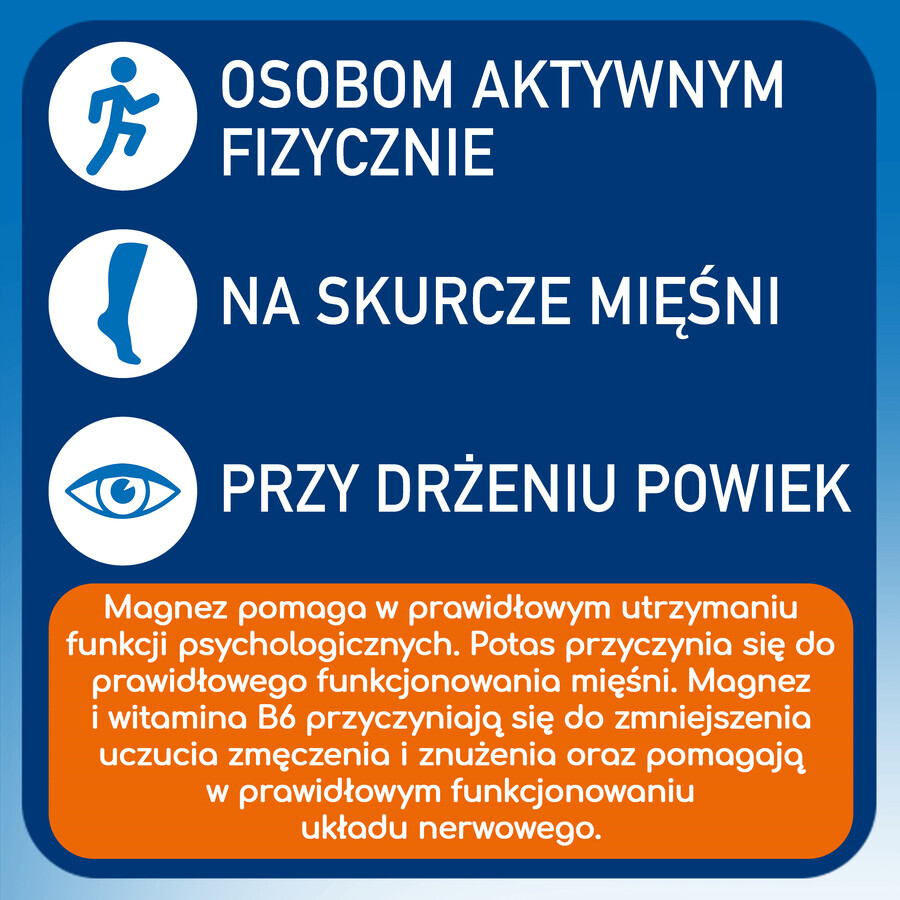 Citrat de magneziu Plusssz Crunch, aromă de lămâie-portocală, 24 comprimate efervescente