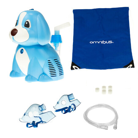 Omnibus Puppy Me BR-CN171, Kompressor-Inhalator, blau