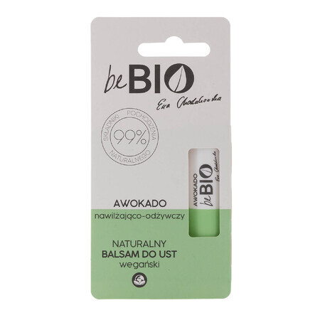 beBIO Ewa Chodakowska, balsamo labbra nutriente naturale, avocado, 5 g