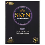 Unimil Skyn Elite, prezervative fără latex, ultra-subțiri, 24 bucăți