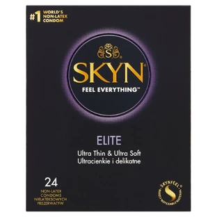 Unimil Skyn ​​Elite, preservativos sin látex, ultrafinos, 24 piezas
