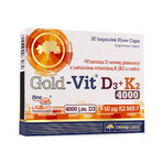 Olimp Gold-Vit D3 + K2 4000 IU, 30 Kapseln